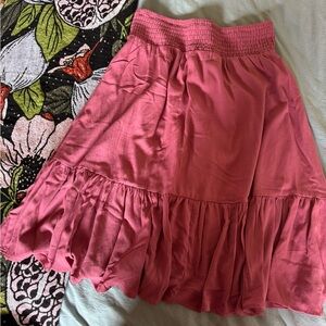 Torrid Pink Ruffled Skirt